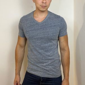 Blue v-neck